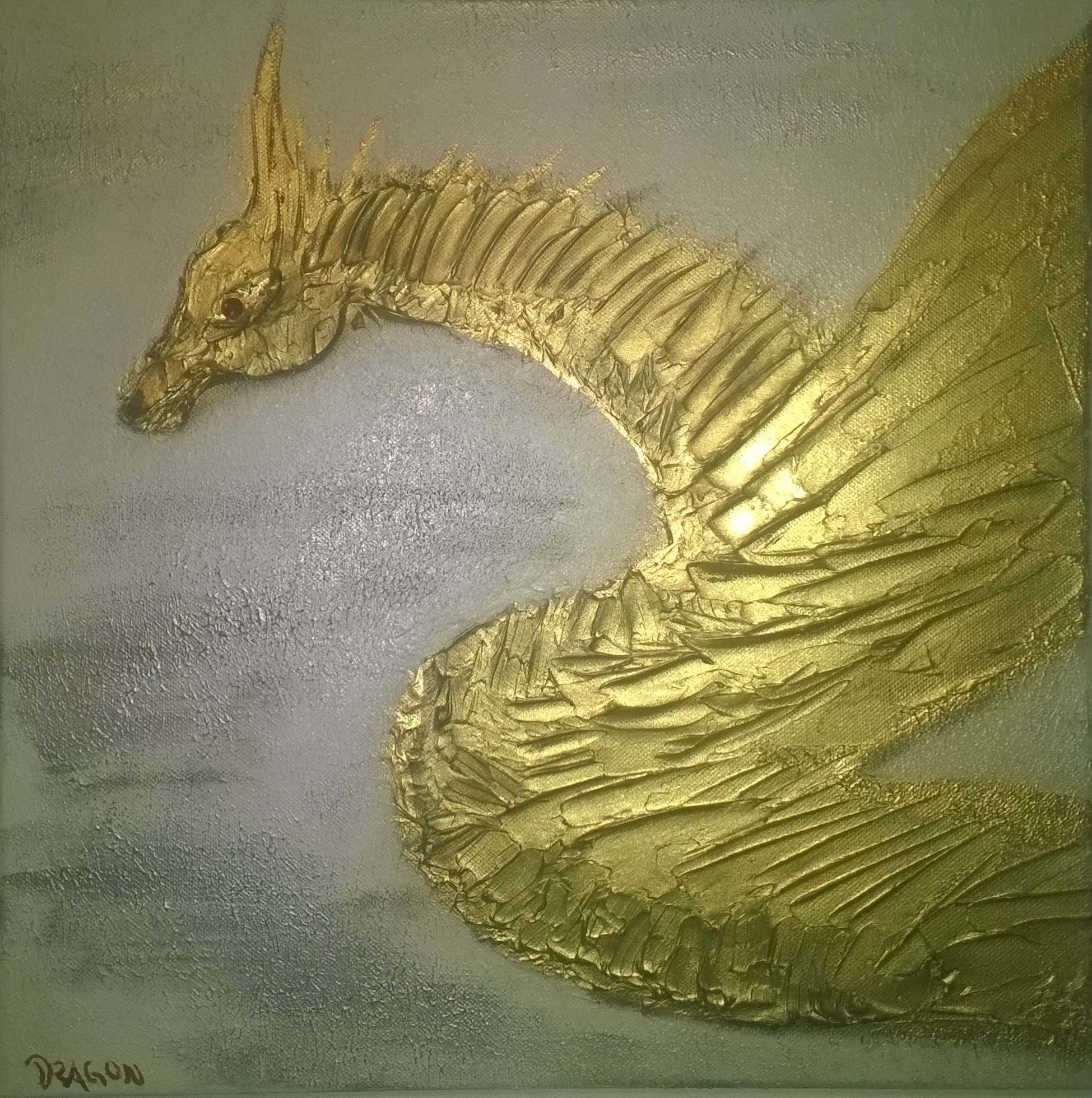 Chrigel's Art 4 You - 3D Bild: "Goldener Drache"